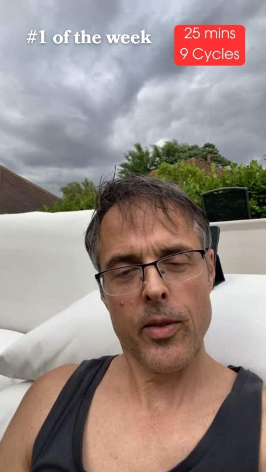 Steve's first workout of the week