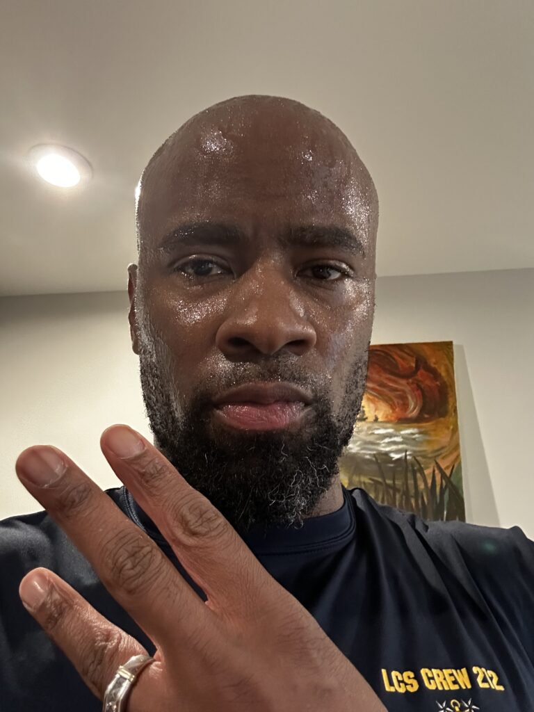 William after workout number three of his Kickstart